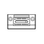 KEL-FL/A Flat Cable Entry Frame 10 pk (46100)