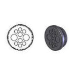 KEL-DP 32/10 high density cable entry plate, grey (43532)