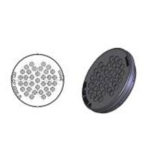 KEL-DP 50/35 high density cable entry plate, grey (43570)