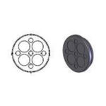 KEL-DP 50/9 high density cable entry plate, grey (43568)
