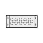 KEL-DPZ 24/15 multiple cable entry plate, grey (43720)