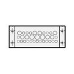 KEL-DPZ 24/32 multiple cable entry plate, grey (43730)