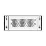 KEL-DPZ 24/42 multiple cable entry plate, grey (43715)