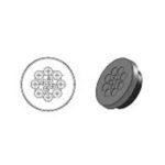 KEL-DPZ-50/12 multiple cable entry plate, grey (43752)