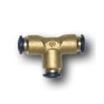 1/4″ Yellow Brass Union Tee